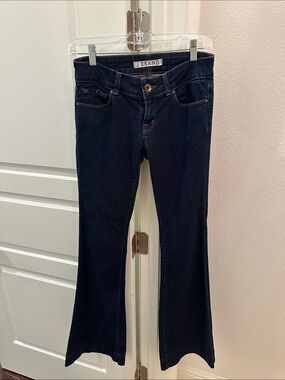J Brand Dark Blue Flare Jeans
